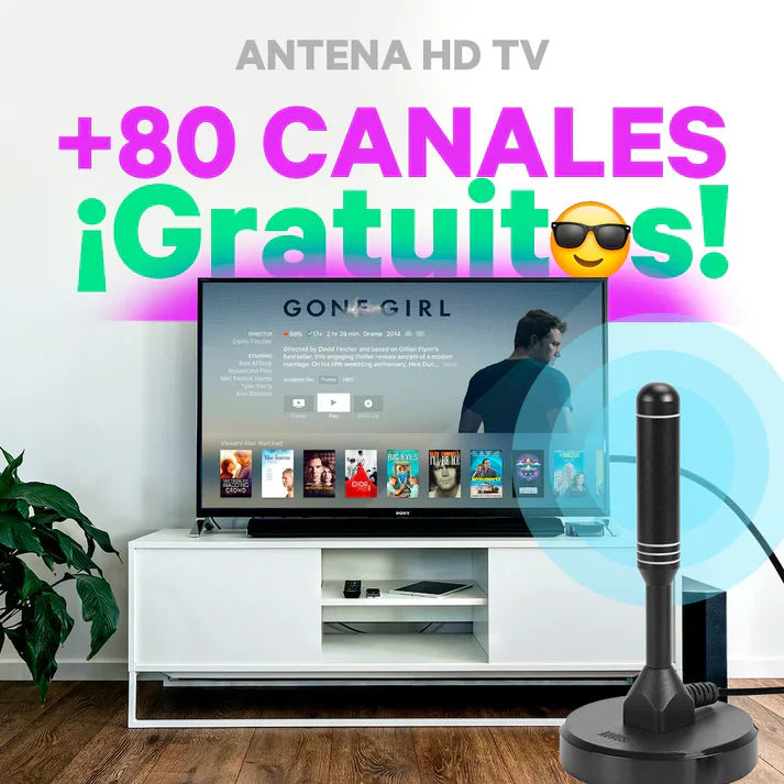 Antena ULTRA HD+ 80 Canales gratis